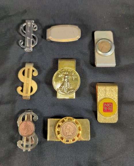 Men's Money Clip Collection, Qty 8