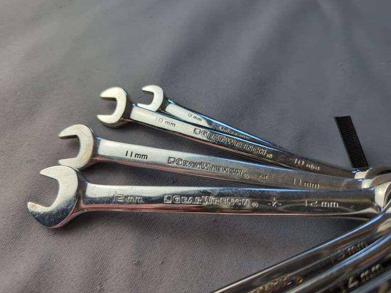 GearWrench Metric Ratcheting Combination Wrenches