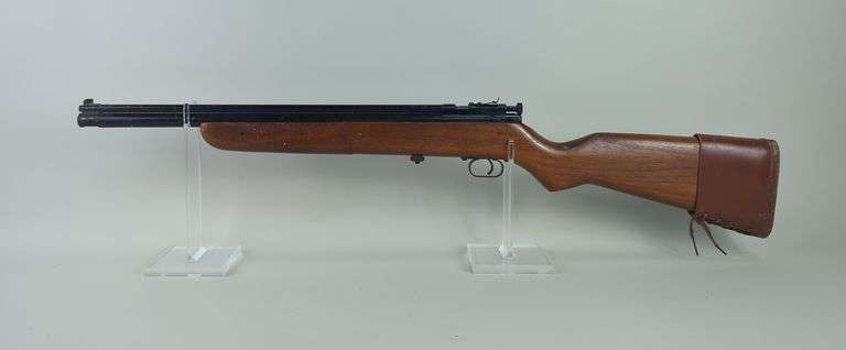 Crosman 22 Mod 120 BB Gun SN# Not Found, Leather Butt Cover image