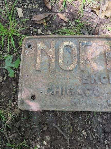 Northwest Engineering Co. Metal Plaquard