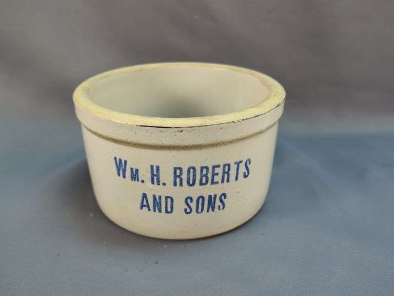Wm. H. Roberts and Sons Stoneware Crock