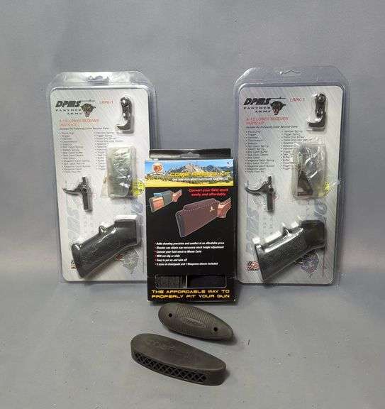 DPMS AR-15 Lower Receiver Parts Kit, Qty 2, Beartooth Comb Raising Kit, and Tourbon/Sonndazu Recoil Pads image
