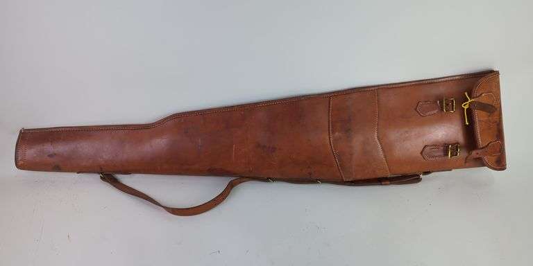 Leather Rifle Case With Lamb's Fleece Lining image