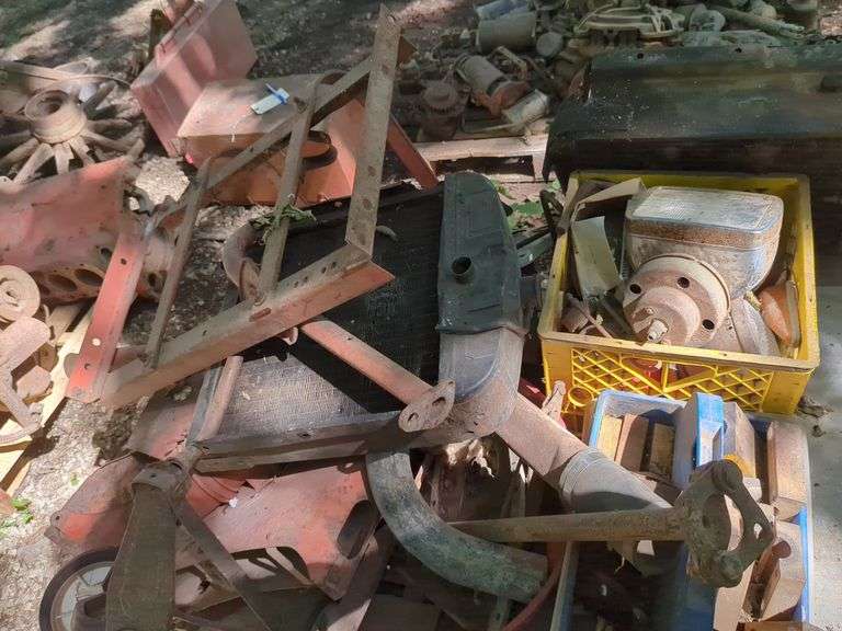 Tractor Parts and Components Including Radiator, Lenses, Mounting Brackets And More, Contents Of Pallet, THURSDAY Pick Up