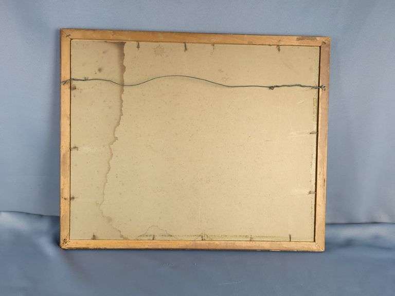 Albrecht Schenck Framed "Found" Lithograph Print