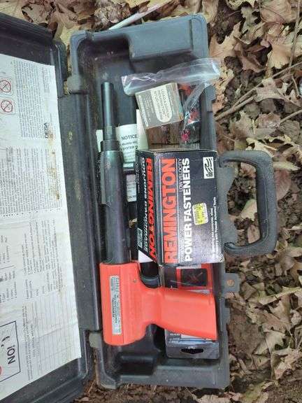 Remington Power Fastener System with Charger and Accessories