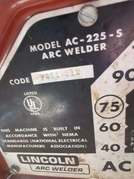 Lincoln AC-225 AMP Arc Welder