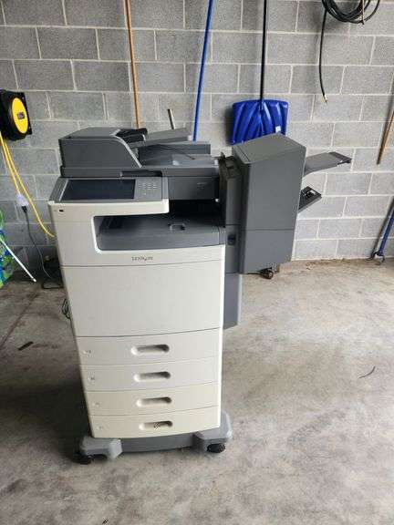 Lexmark X792de Color Multifunction Laser Printer, Powers On