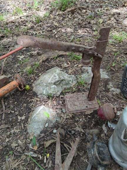 Mixed Tools, Fish Basket, Lantern, Radio, and More