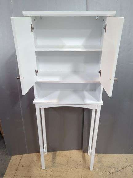 White Over-the-Toilet Space Saver Cabinet - SS21-SPT-301