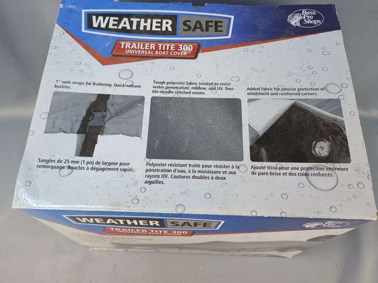 Weather Safe Trailer Tite 300 Universal Boat Cover - Size A