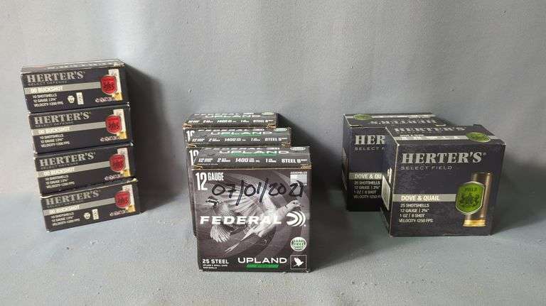 Herter's And Federal Upland 12 ga Ammo, Approx 165 Rds, Local Pickup Only image