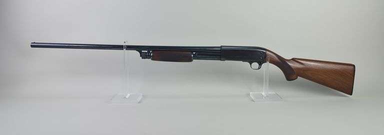Ithaca Model 37 16 ga Pump Action Shotgun SN# 186205, For 2-3/4" Shells, Full Choke, 28" Bbl, New Bluing image