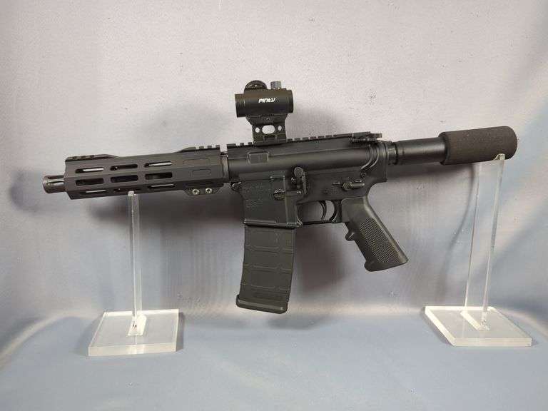 Konza Guns KJ15 5.56 Cal Pistol SN# KJ02675, Pinty Red Dot Sight image