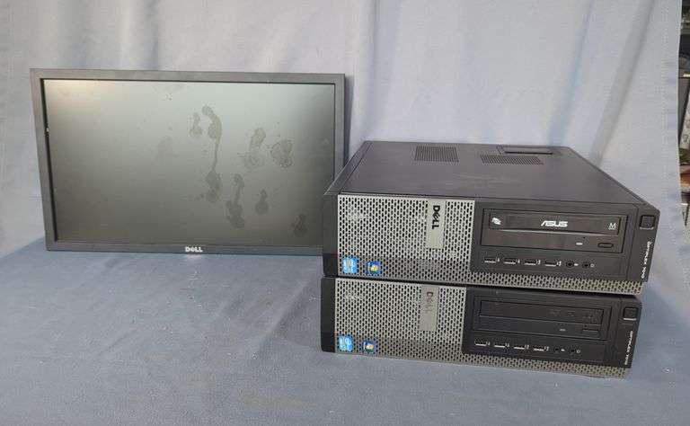 Dell OptiPlex 7010 Tower Desktops, Qty 2 and P2310Hc Monitor