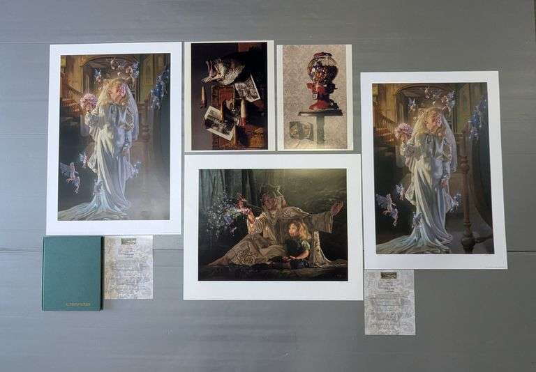 Bob Byerley 'An Invitation To Flight' Book And Prints, Qty. 5, Including Bob Byerley 'A Study In White', And More image