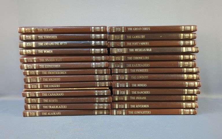 Time-Life "The Old West" Complete 26 Volume Hardcover Book Set