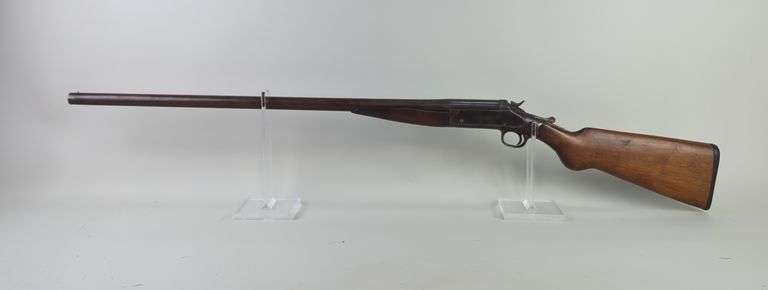 J. Stevens Arms Single Shot 12 ga Top Break Shotgun SN# SD 809, 30" Bbl, Stock Chipped By Receiver image