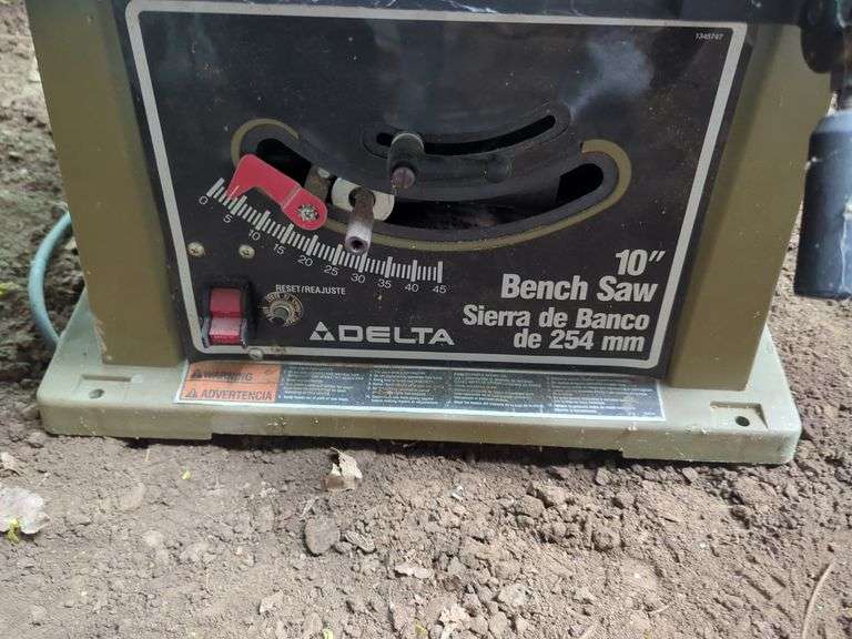 Delta 10" Bench Saw Model 36-540
