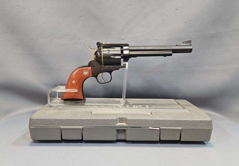 Ruger New Model Blackhawk .357 Mag 6-Shot Revolver SN# 37-73176, Paperwork, In Hard Case image