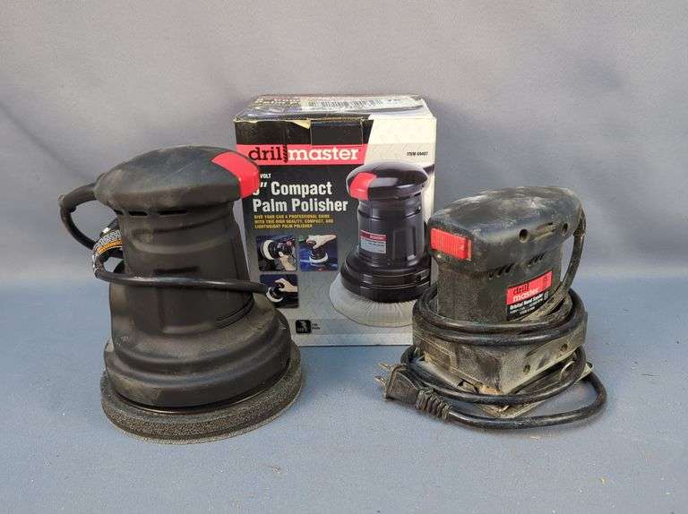 Drill Master 6" Palm Polisher and Orbital Hand Sander