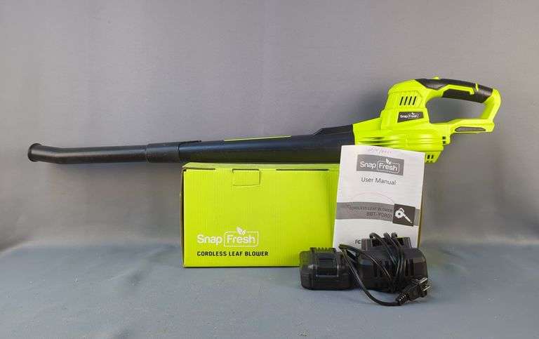 Snap Fresh Cordless Leaf Blower BBT-YOR01 with Battery and Charger