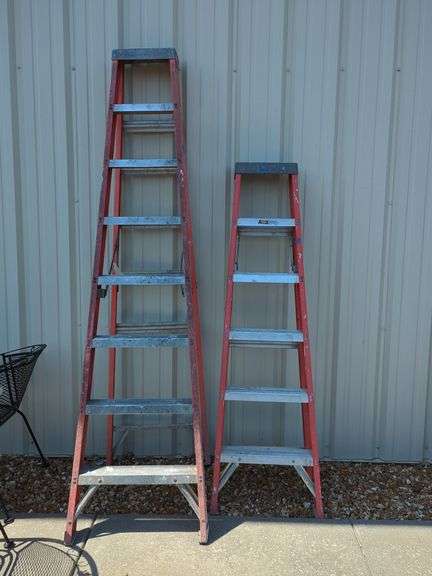 Louisville 8ft Ladder And Louisville 6ft Ladder, Model FS1506