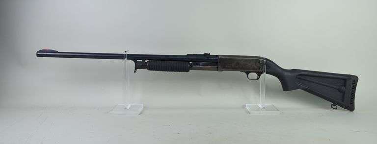 Ithaca Deerslayer Model 37 Featherlight 12 ga Pump Action Shotgun SN# 1023087, 26" Bbl. For 2-3/4" Shells, Fiber Optic Front Sight image