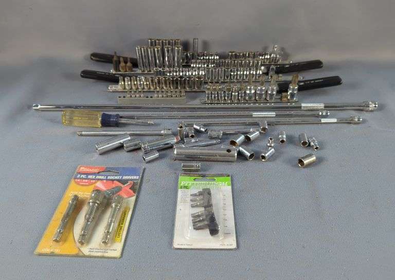 Mixed Lot of Sockets and Tools