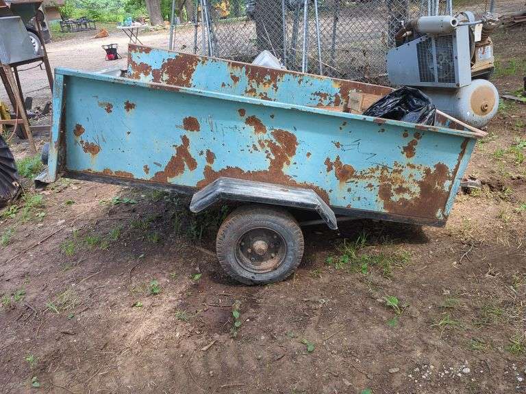 Two Wheel Utility Trailer with Ball Hitch