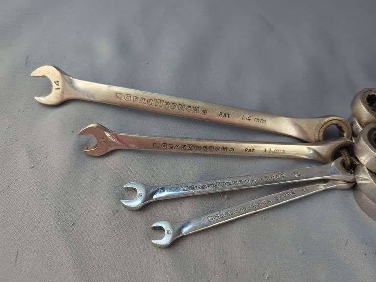 GearWrench Metric Ratcheting Combination Wrenches
