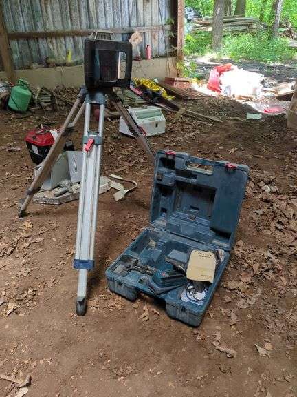 Bosch GRL 500 H Rotary Laser Level with Tripod & Accessories
