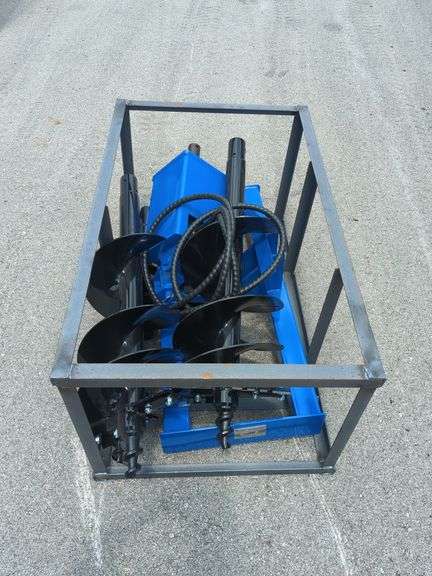 2025 CFG Model SSECAG-Y Skid Steer Auger With 3 Bits - 6",12" and 14" - Unused