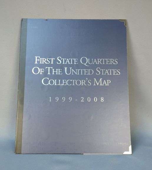 First State Quarters of the United States Collector's Map 1999-2008