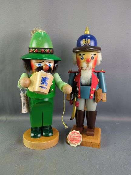 Steinbach German Wooden Nutcrackers, Qty 2
