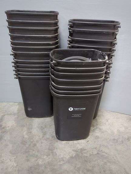 Valet Living Waste Baskets, Qty 29