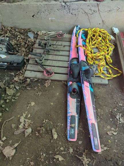 Compound Bow, Water Skis & Rope
