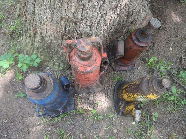 Hydraulic Bottle Jacks, Qty 4