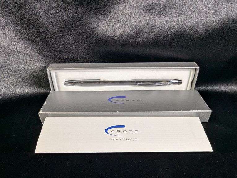 Cross Pen with Case and Paperwork
