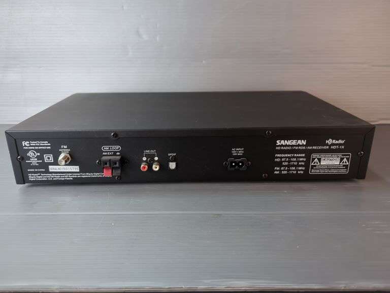 Sangean HD Radio Receiver HDT-1X & Samsung DVD-VR357 DVD Recorder VCR Combo
