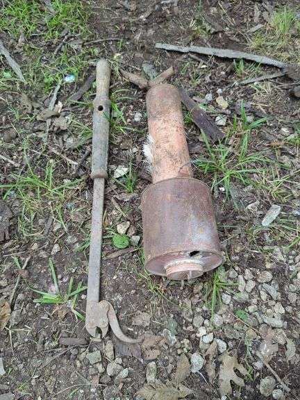 Antique Sprayer and Fence Tool