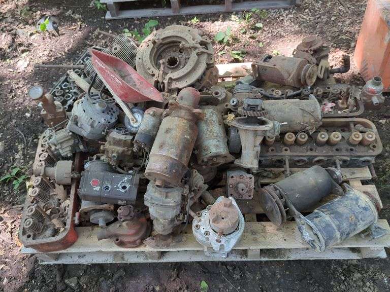 Vehicle and Engine Parts Including Starters, Gears, Clutch Plates And More, Contents Of Pallet, THURSDAY Pick Up