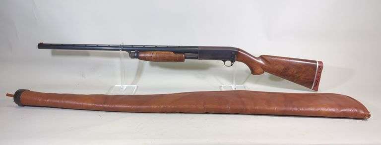 Ithaca 37 Featherlight 12 ga Pump Action Shotgun SN# 902414, 28" Bbl, For 2-3/4" Shells, Modified Choke, In Soft Case image
