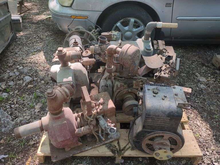 Engine and Pump Components, Including Sears Roebuck & Co and Hale Fire Pump Co Parts, Contents Of Pallet image