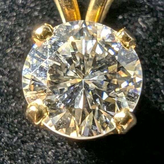 14k Gold and Diamond Pendant