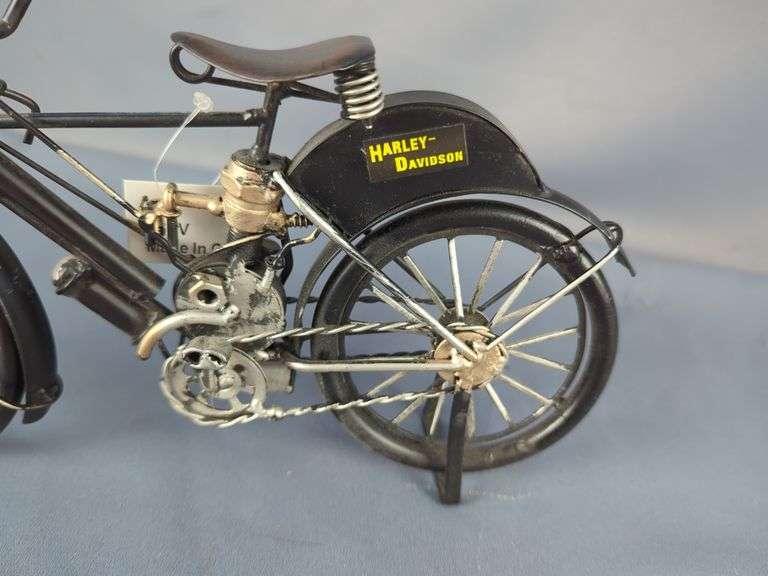 Harley-Davidson Motorcycle Metal Sculpture