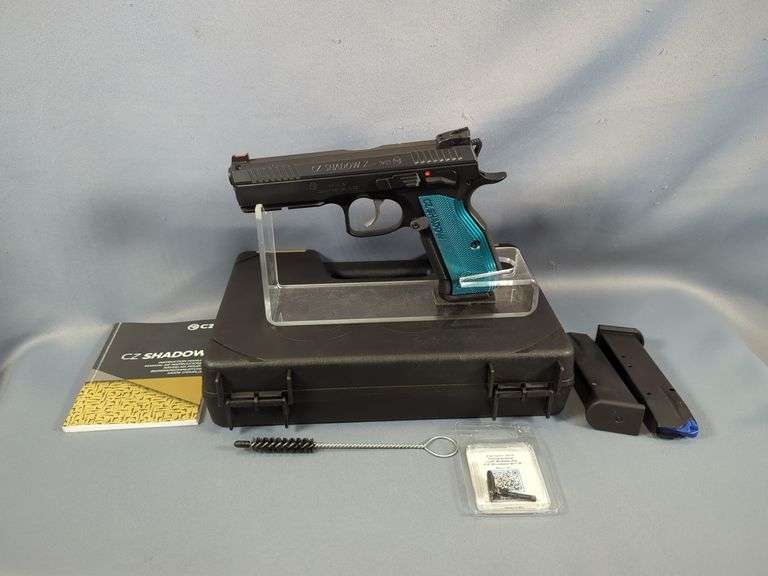 CZ Czech Republic/ CZ USA Shadow 2 9x19 Pistol SN# H225767, 3 Total Mags, Cleaning Brush, Parts, Paperwork, In Hard Case image