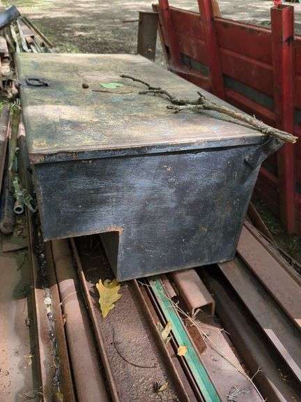 Steel Truck Tool Box Including Tools