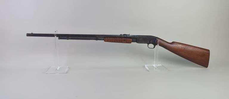 Remington 12-C .22 SLLR Pump Action Rifle SN# 468120, Octagonal Bbl, Pedersen's Patent, Slide Not Connected, No Butt Plate image