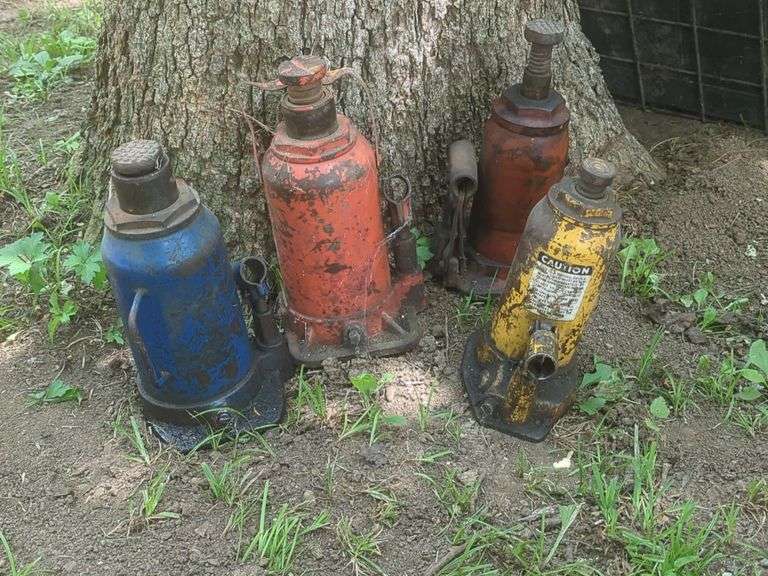 Hydraulic Bottle Jacks, Qty 4